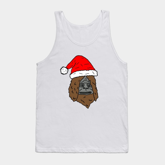 Santa Sassy the Sasquatch Tank Top by SturgesC